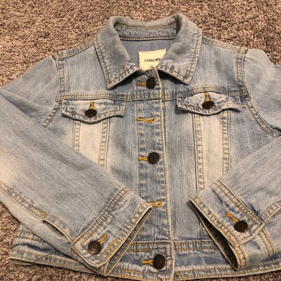 Cat & Jack Light Wash Denim Jacket - Picture 3 of 4